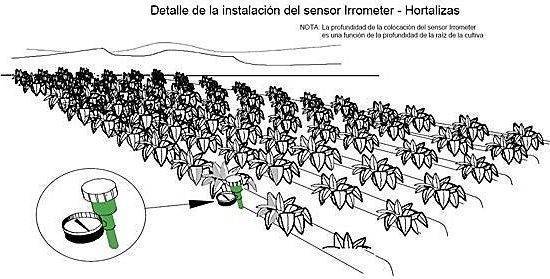 tensiómetro-riego-goteo|Copersa-Irrometer|tensiómetros riego Almería